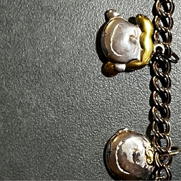Rare Peanuts Themed 925 Charm Bracelet - Picture 3 of 5